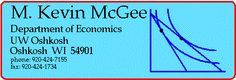 Kevin McGee/UW Oshkosh
        Economics